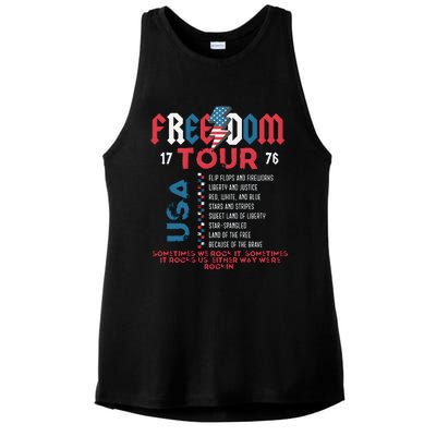 Freedom 1776 Sometime We Rock It Ladies PosiCharge Tri-Blend Wicking Tank