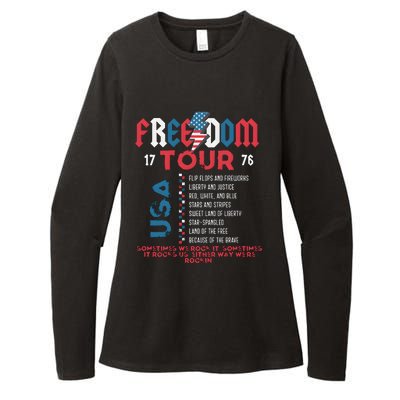 Freedom 1776 Sometime We Rock It Womens CVC Long Sleeve Shirt