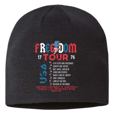 Freedom 1776 Sometime We Rock It Sustainable Beanie