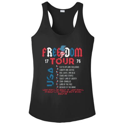 Freedom 1776 Sometime We Rock It Ladies PosiCharge Competitor Racerback Tank