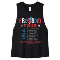 Freedom 1776 Sometime We Rock It Women's Racerback Cropped Tank