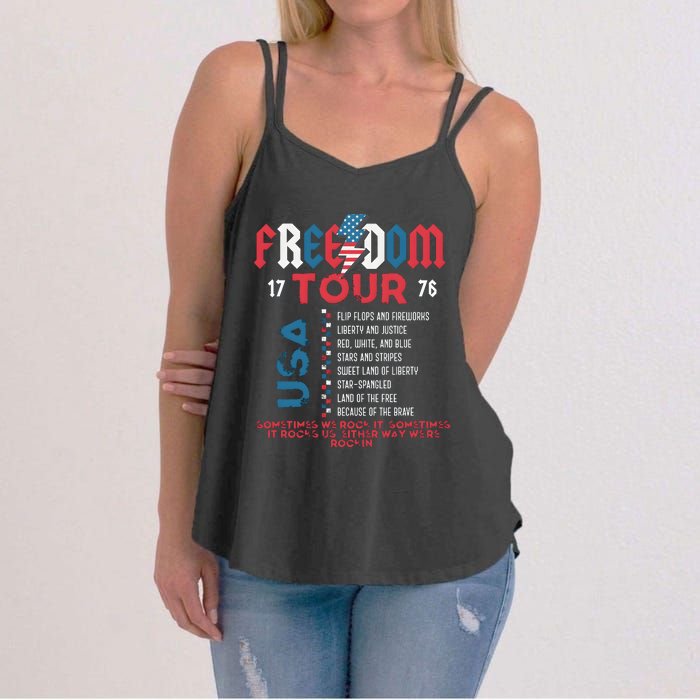 Freedom 1776 Sometime We Rock It Women's Strappy Tank