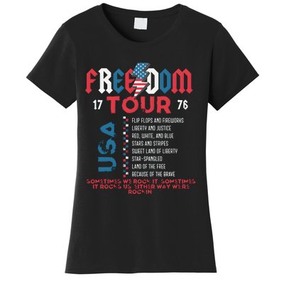 Freedom 1776 Sometime We Rock It Women's T-Shirt