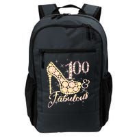 Fabulous & 100 Sparkly Heel 100th Birthday Backpack