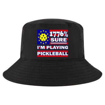 Funny 1776 Sure IM Playing Pickleball Cool Comfort Performance Bucket Hat