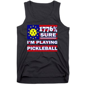 Funny 1776 Sure IM Playing Pickleball Tank Top