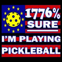 Funny 1776 Sure IM Playing Pickleball Visor