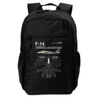 F 14 Tomcat Fighter Jet Diagram Graphic Backpack