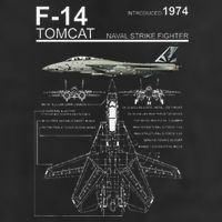 F 14 Tomcat Fighter Jet Diagram Graphic Golf Towel