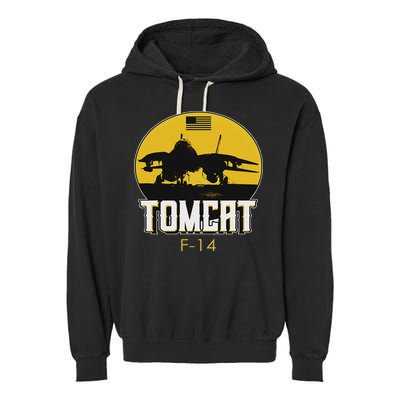 F 14 Tomcat Fighter Jet Garment-Dyed Fleece Hoodie