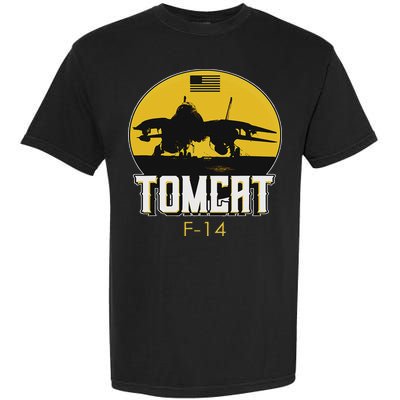 F 14 Tomcat Fighter Jet Garment-Dyed Heavyweight T-Shirt