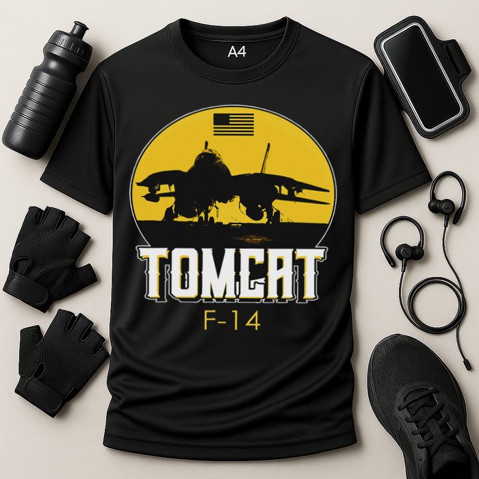 F 14 Tomcat Fighter Jet Performance Shirt