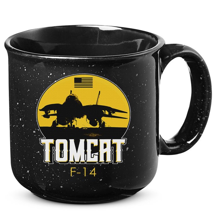 F 14 Tomcat Fighter Jet 15oz Campfire Ceramic Mug