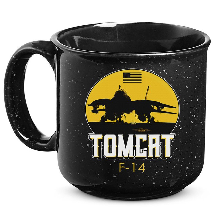 F 14 Tomcat Fighter Jet 15oz Campfire Ceramic Mug