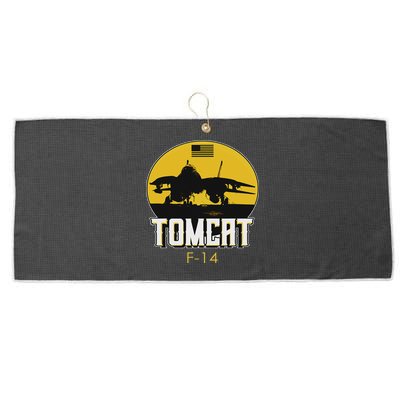 F 14 Tomcat Fighter Jet Large Microfiber Waffle Golf Towel