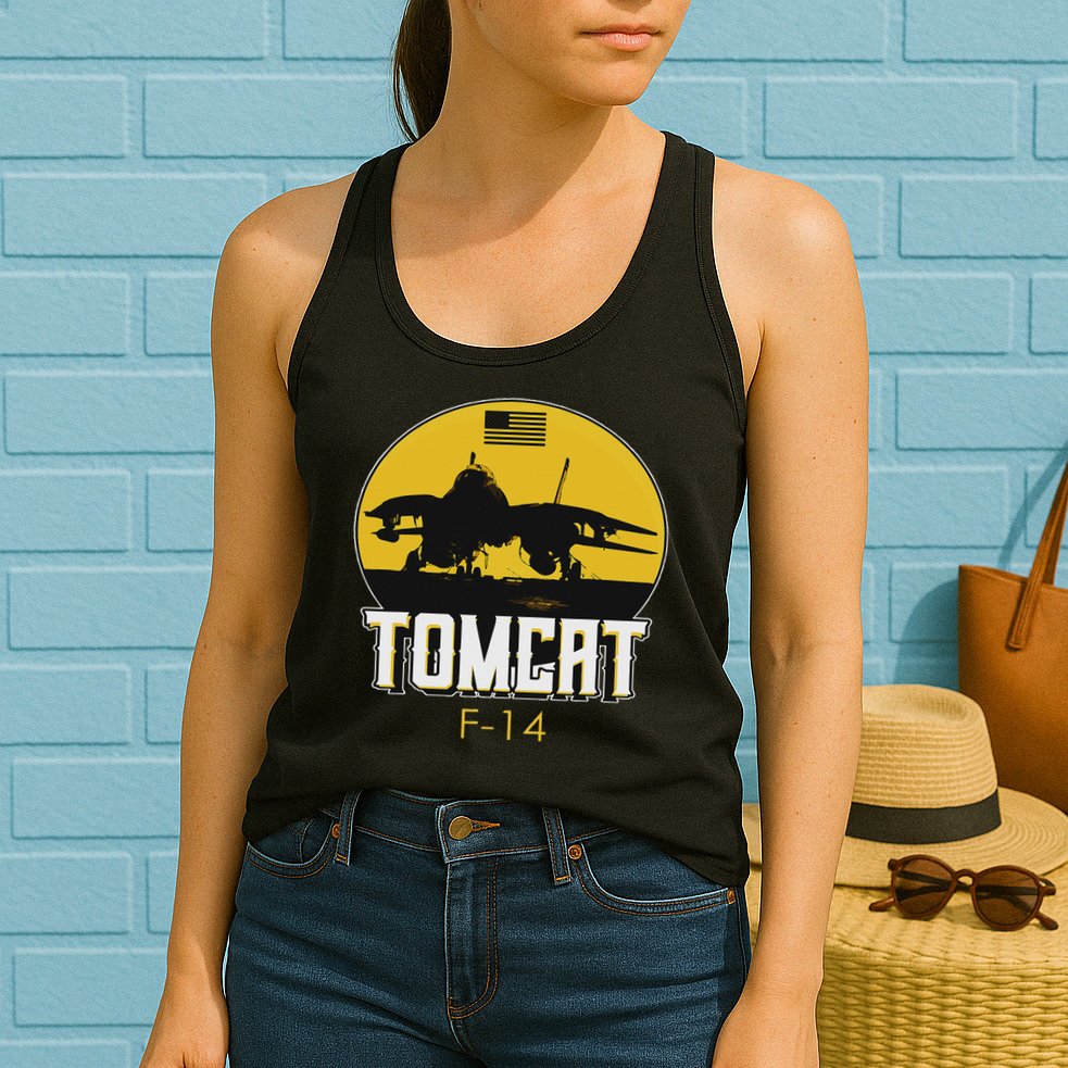 F 14 Tomcat Fighter Jet Womens Tank Top