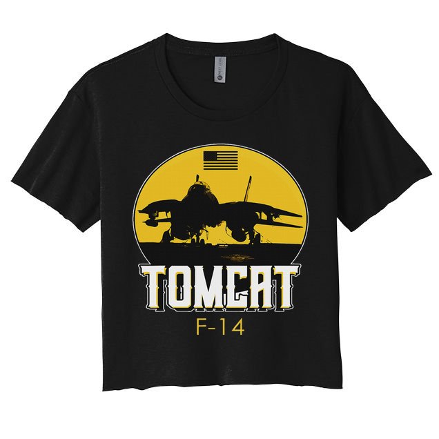 F 14 Tomcat Fighter Jet Crop Top