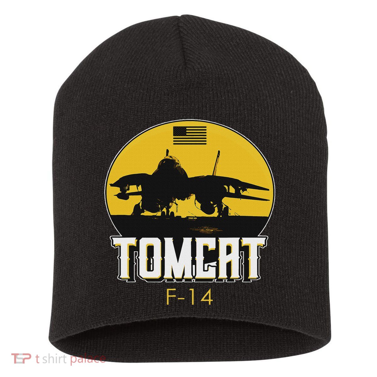 F 14 Tomcat Fighter Jet Short Acrylic Beanie