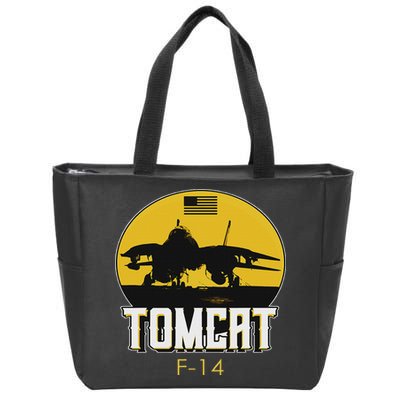 F 14 Tomcat Fighter Jet Zip Tote Bag