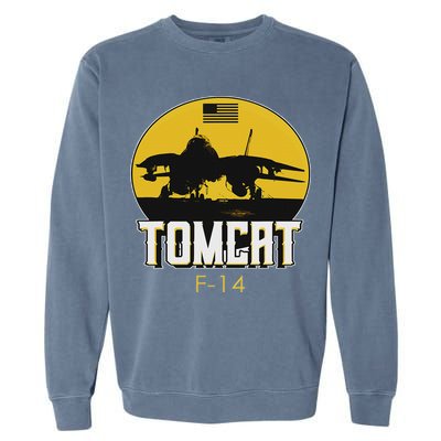 F 14 Tomcat Fighter Jet Garment-Dyed Sweatshirt
