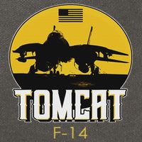 F 14 Tomcat Fighter Jet Cotton Canvas Backpack
