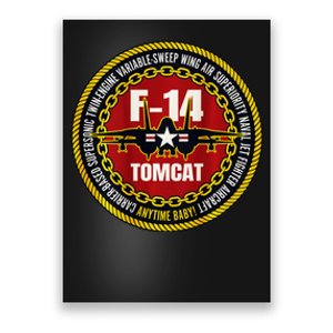 F 14 Tomcat Fighter Jet Military Aircraft Design Poster