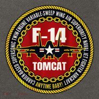 F 14 Tomcat Fighter Jet Military Aircraft Design Cotton Canvas Backpack