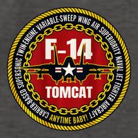 F 14 Tomcat Fighter Jet Military Aircraft Design Vector Backpack