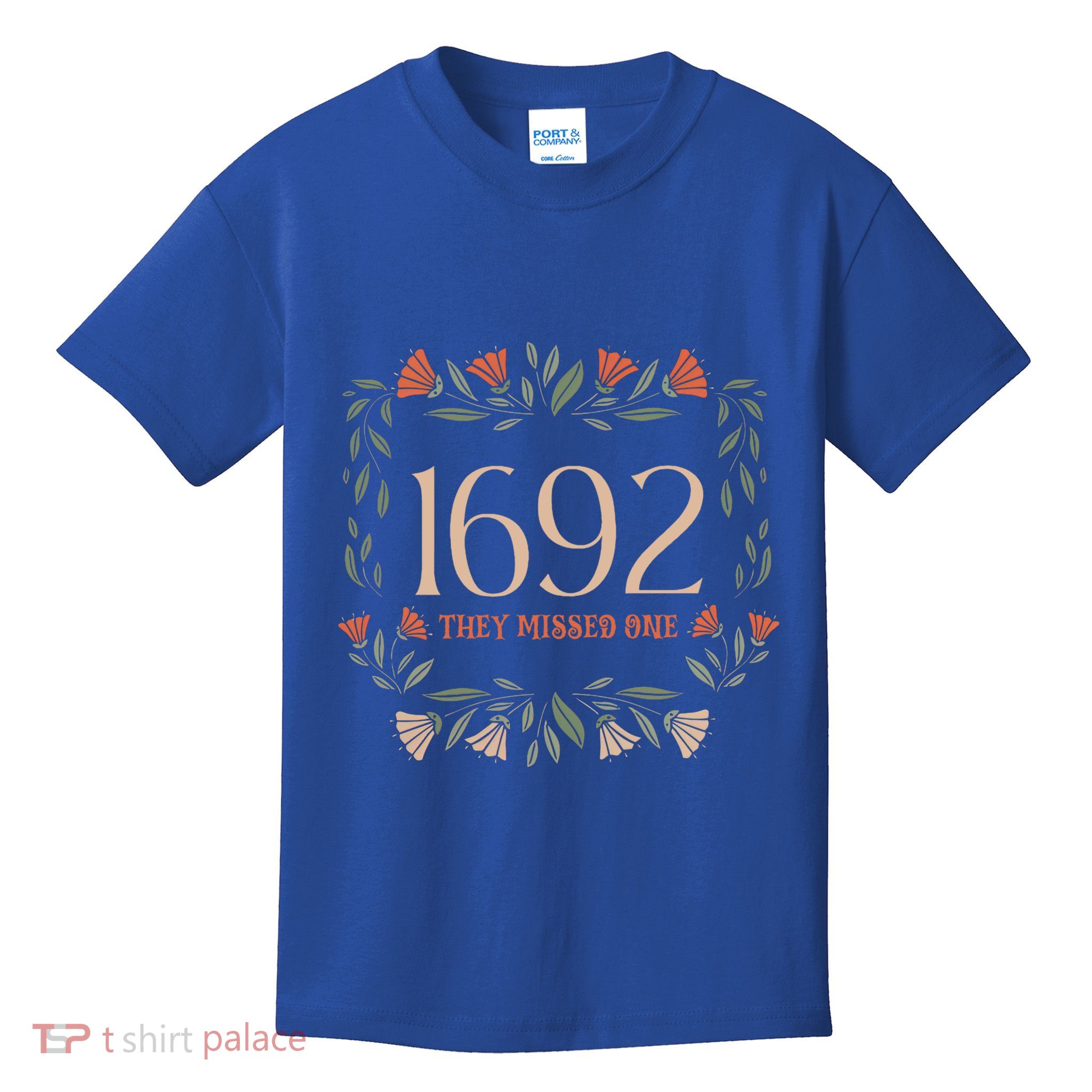 Flower 1692 They Missed One Flower Halloween Witch Cute Gift Kids T-Shirt