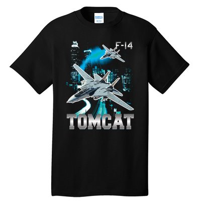 F 14 Tomcat Bootleg Style Tall T-Shirt