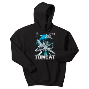 F 14 Tomcat Bootleg Style Kids Hoodie