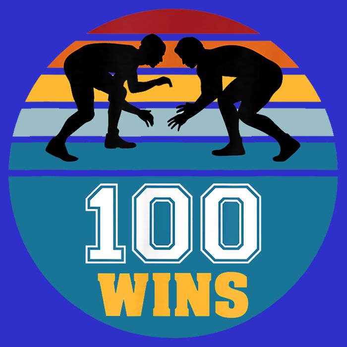 Funny 100 Wins Wrestling Gift Toddler T-Shirt