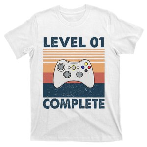 Funny 1st Wedding Anniversary For Couples Level 1 Complete T-Shirt