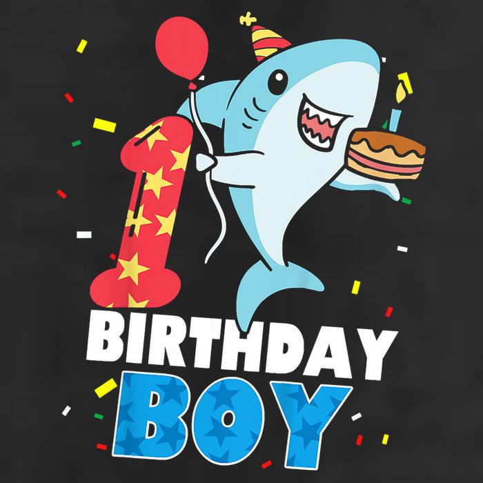Funny 1 Year Old Shark OceanTheme Party 1st Birthday Boy 11oz C Handle Ceramic Mug