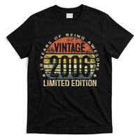 Funny 18 Year Old Gifts Vintage 2006 Limited Edition 18th Birthday T-Shirt