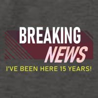 Funny 15 Year Work Anniversary 15th Employee Appreciation Vector Backpack