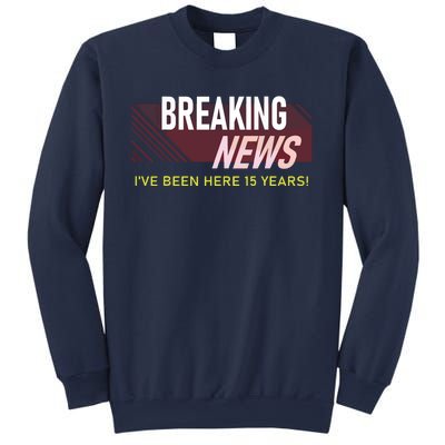 Funny 15 Year Work Anniversary 15th Employee Appreciation Sweatshirt