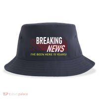 Funny 15 Year Work Anniversary 15th Employee Appreciation Sustainable Bucket Hat