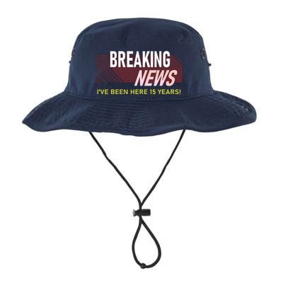 Funny 15 Year Work Anniversary 15th Employee Appreciation Bucket Hat