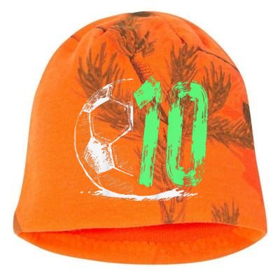 Football 10 Years Old Boy Birthday Party Kati - Camo Knit Beanie