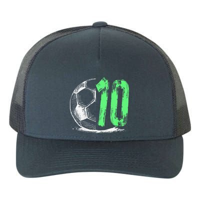 Football 10 Years Old Boy Birthday Party Yupoong Adult 5-Panel Trucker Hat