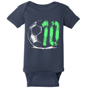 Football 10 Years Old Boy Birthday Party Baby Bodysuit