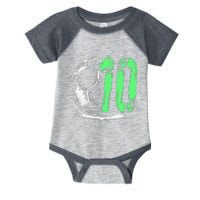 Football 10 Years Old Boy Birthday Party Infant Baby Jersey Bodysuit