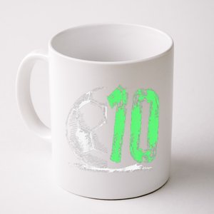 Football 10 Years Old Boy Birthday Party Coffee Mug