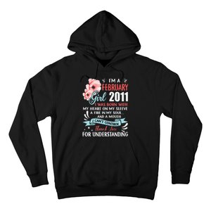 February 2011 12th Birthday Gift 12 Years Old Hoodie