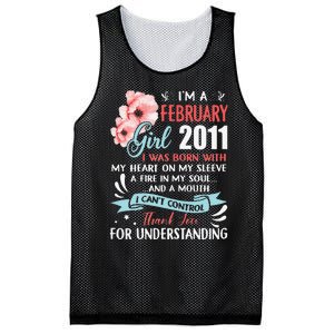 February 2011 12th Birthday Gift 12 Years Old Mesh Reversible Basketball Jersey Tank