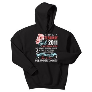 February 2011 12th Birthday Gift 12 Years Old Kids Hoodie