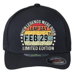 February 29 Birthday Leap Year Flexfit Unipanel Trucker Cap