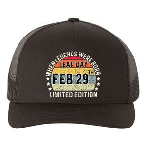 February 29 Birthday Leap Year Yupoong Adult 5-Panel Trucker Hat