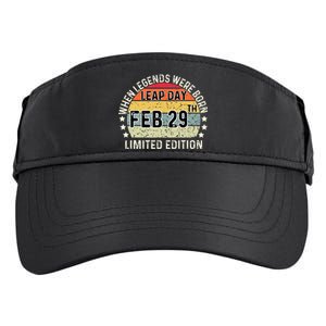 February 29 Birthday Leap Year Adult Drive Performance Visor